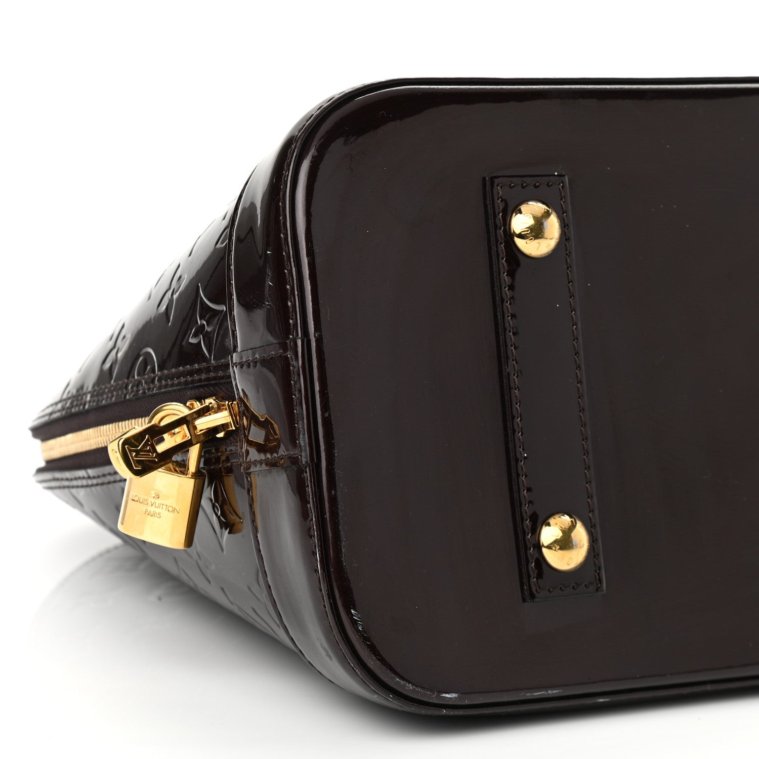 Louis Vuitton Vernis Alma PM Amarante 8 of 10