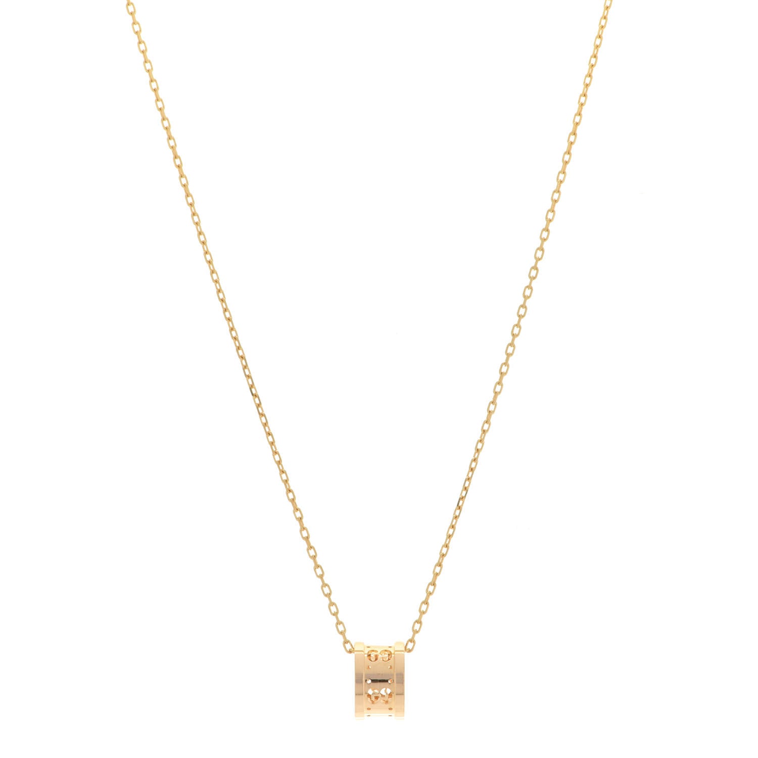 Gucci 18K Yellow Gold Icon Twirl Necklace 1 of 6