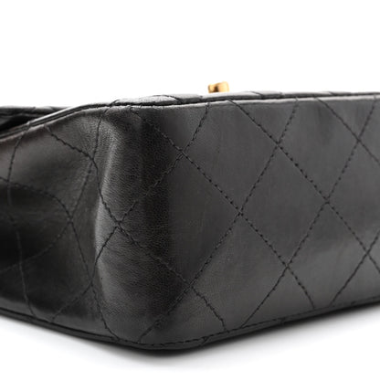 Chanel Lambskin Quilted Mini Square Flap Black 9 of 10
