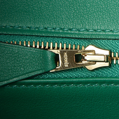 Hermes Swift Birkin 25 Vert Vertigo 20 of 31