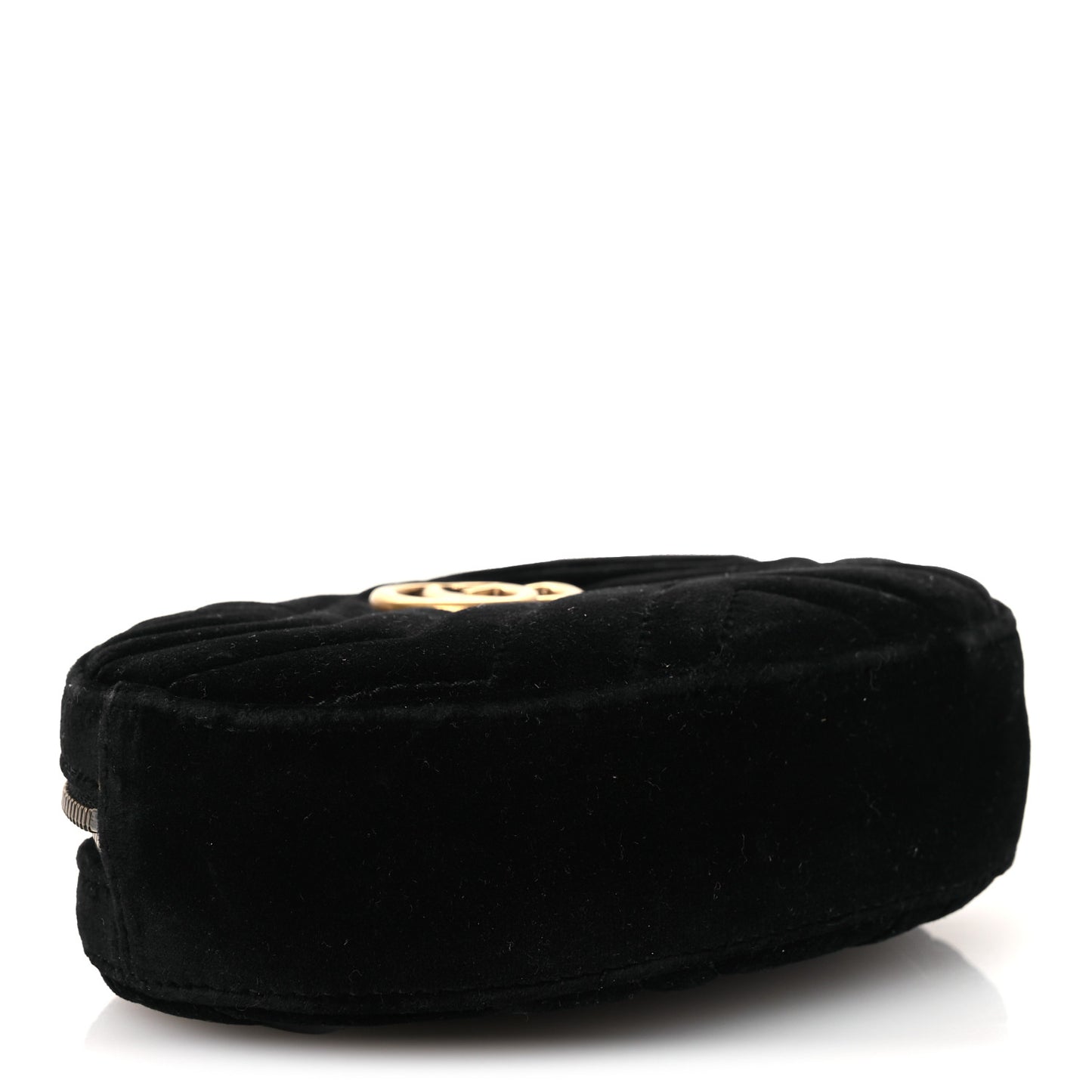 Velvet Matelasse GG Marmont Belt Bag Black 95 38 Black