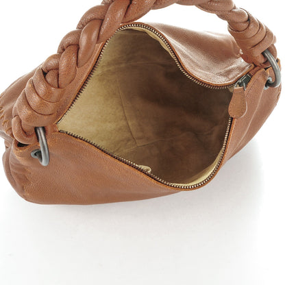 Bottega Veneta Goatskin Braided Zip Hobo Noce 5 of 8