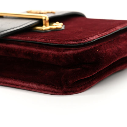 Prada Velvet City Calfskin Cahier Belt Bag Ribes Black 9 of 12