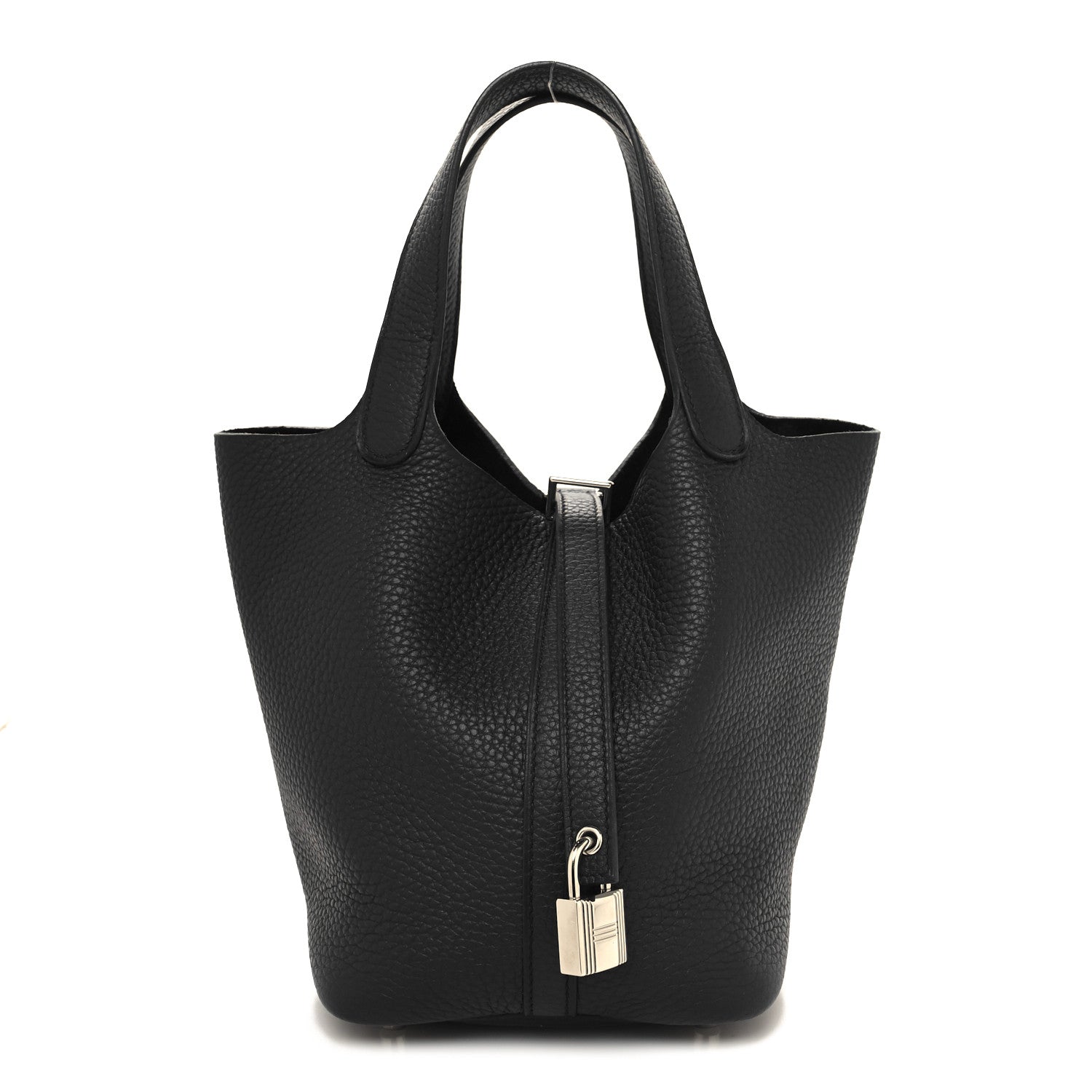 Hermes Taurillon Clemence Picotin Lock 18 PM Black 1 of 12