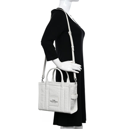 Marc Jacobs Croc Embossed Medium The Tote Bag White 2 of 13