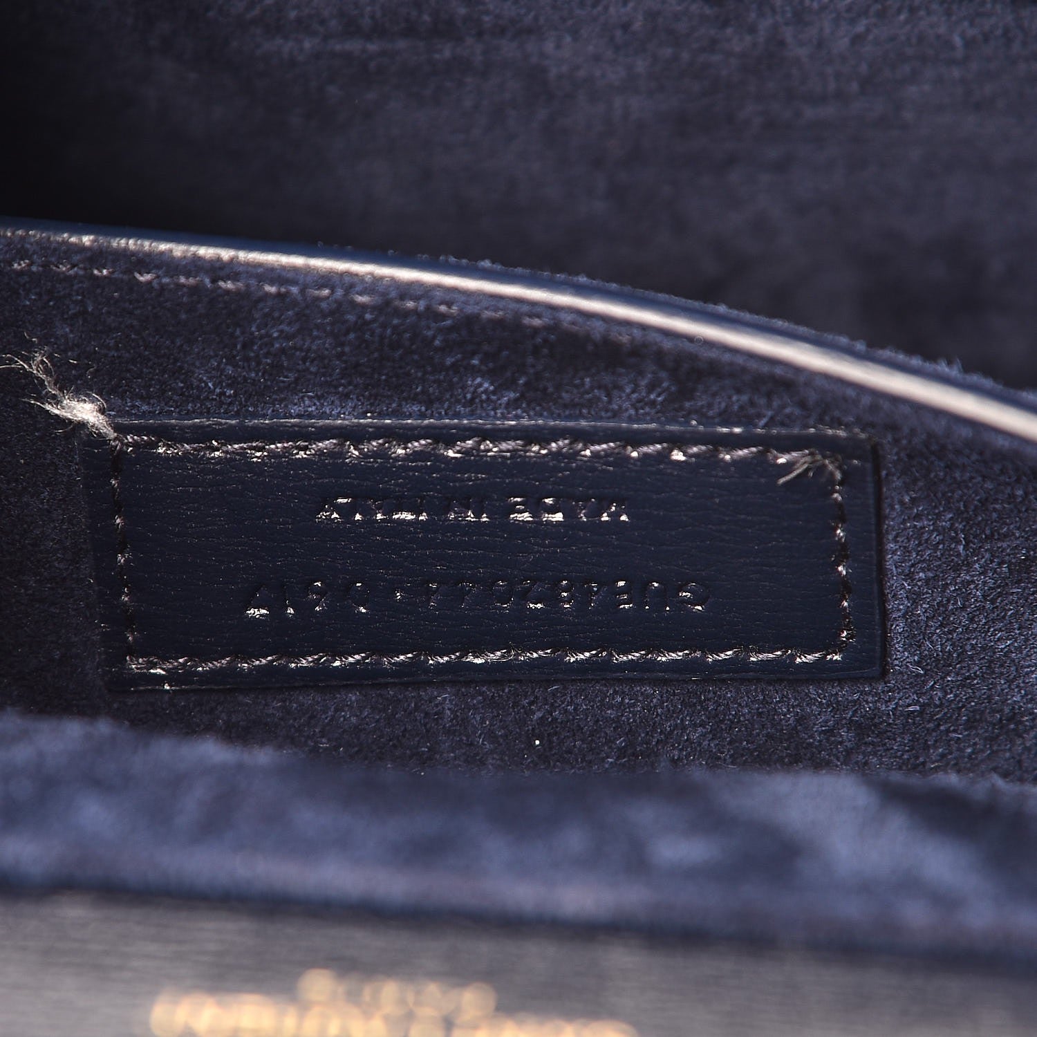 Saint Laurent Smooth Calfskin Suede Medium Bellechasse Navy 7 of 7