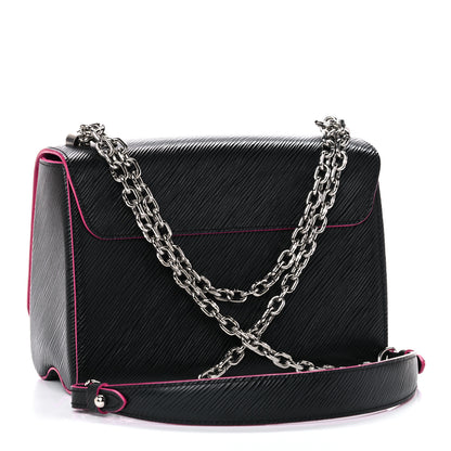 Louis Vuitton Epi Twist Shoulder Bag MM Black Pink 4 of 12