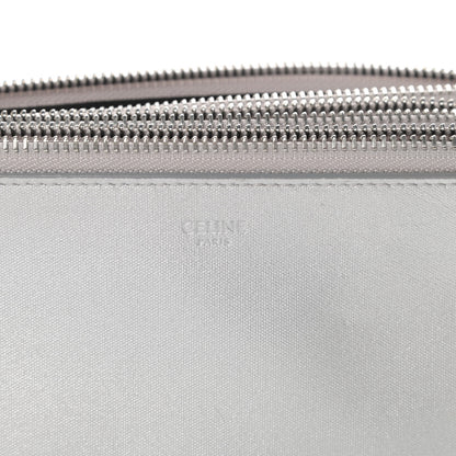 Celine Metallic Lambskin Small Trio Crossbody Bag Silver 8 of 15