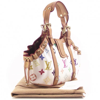 Louis Vuitton Monogram Multicolor Theda PM White 3 of 8