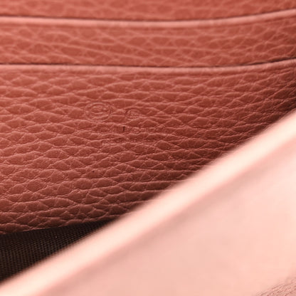 Gucci Dollar Calfskin Interlocking G Chain Wallet Soft Pink 6 of 11