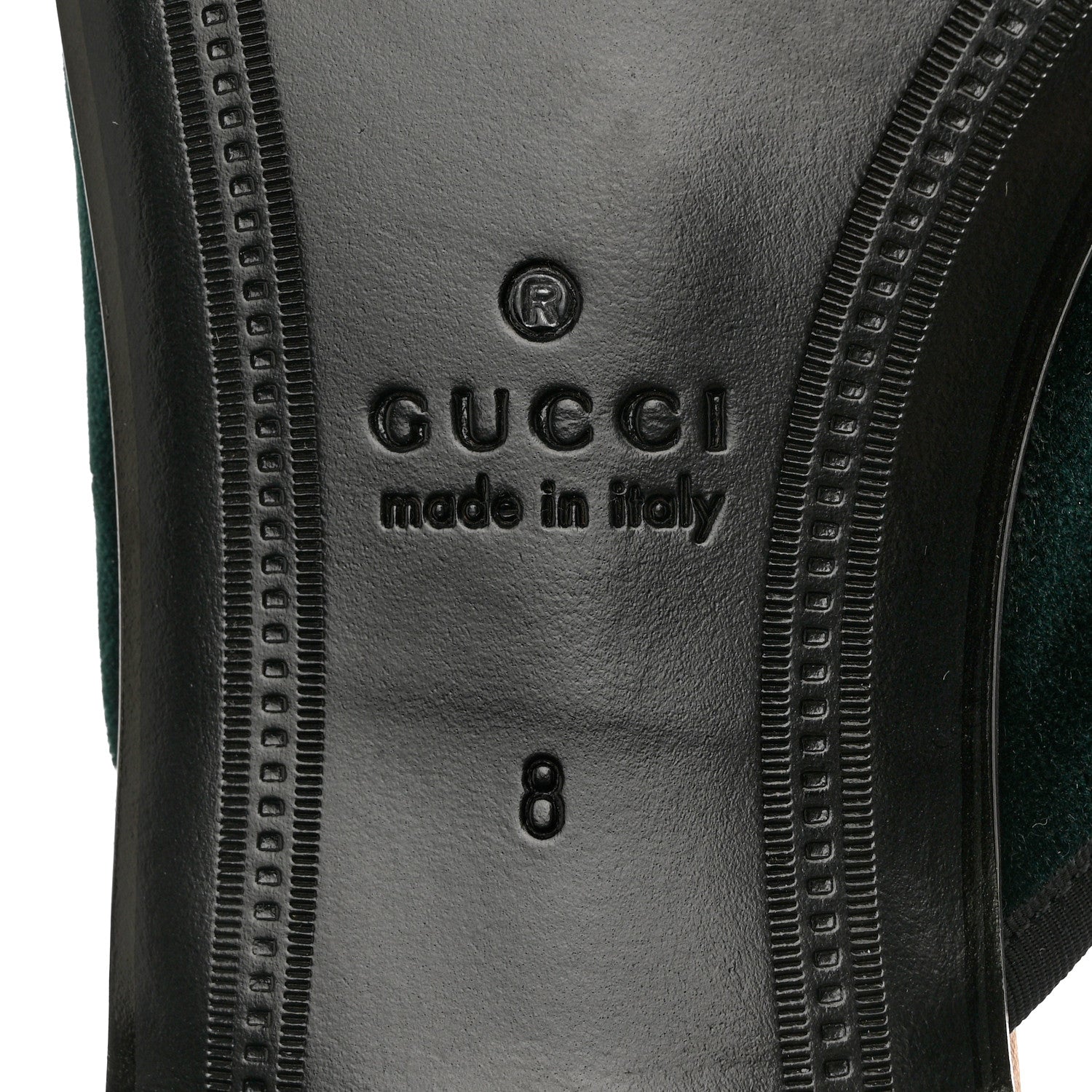 Gucci Velvet Mens Mules 8 Verde Black 7 of 8