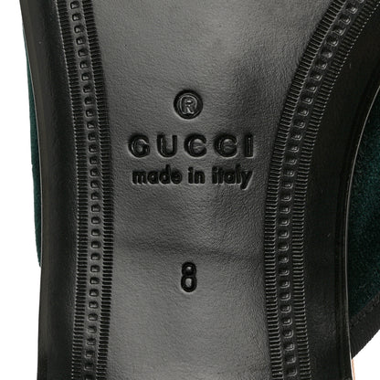 Gucci Velvet Mens Mules 8 Verde Black 7 of 8
