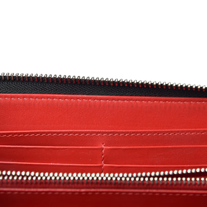 Christian Louboutin Patent Loubitag Graffiti Panettone Zip Wallet Black 8 of 10