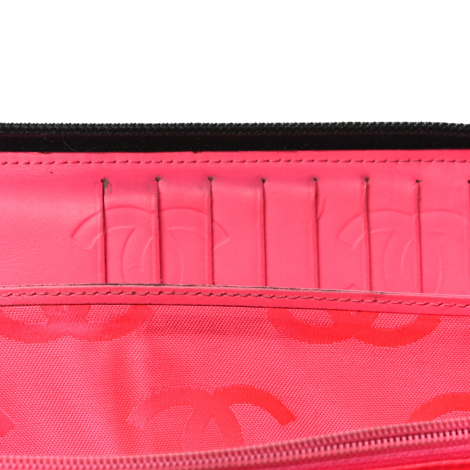 Chanel Calfskin Cambon Zip Around Organizer Wallet Black 23 of 23