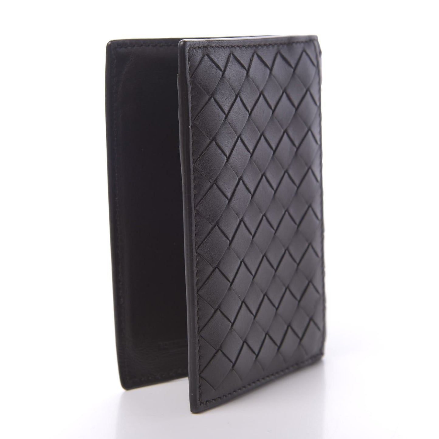 Intrecciato VN Card Case Ferro