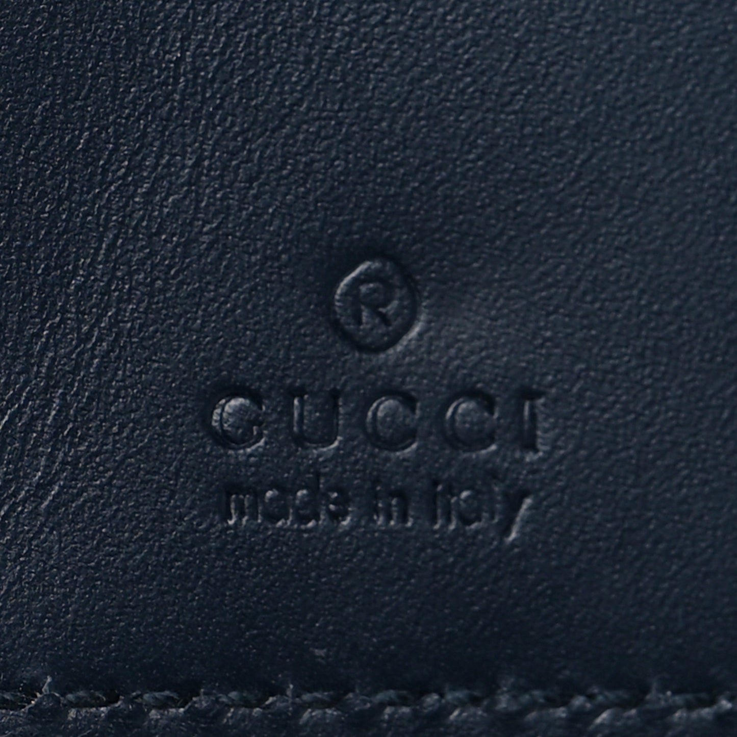 Guccissima Signature Dorian 6 Key Holder Case Blue