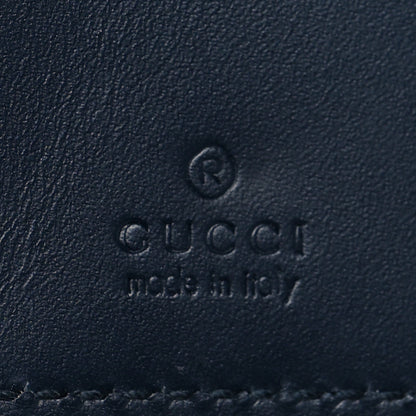 Gucci Guccissima Signature Dorian 6 Key Holder Case Blue 6 of 10