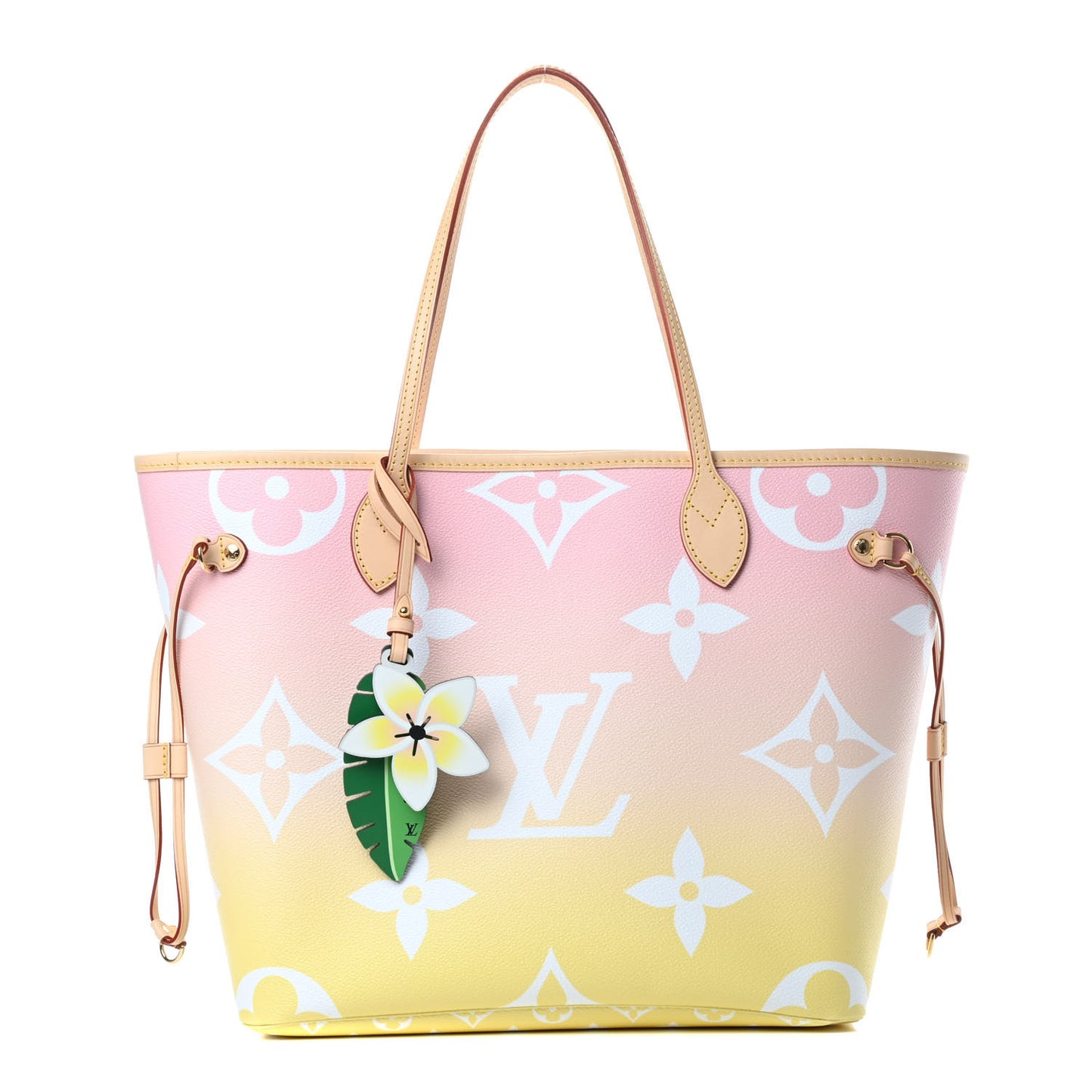 Monogram Giant By The Pool Neverfull MM Light Pink