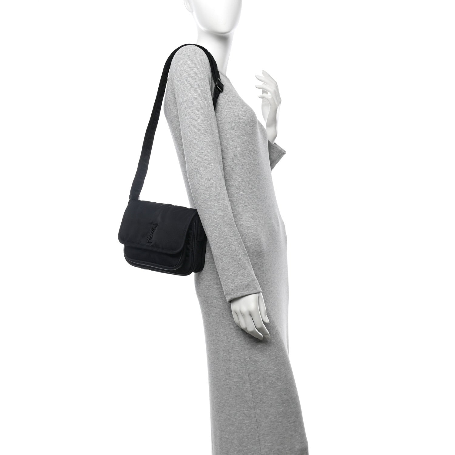 Saint Laurent Econyl Nylon Small Niki Messenger Black 2 of 11