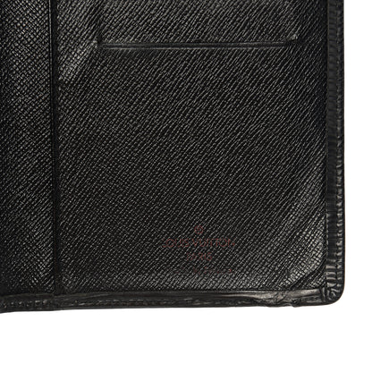Louis Vuitton Epi Porte Valeurs Checkbook Wallet Black 5 of 7