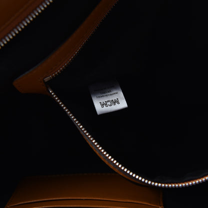 MCM Visetos Medium Anya Shopper Tote Black 7 of 14