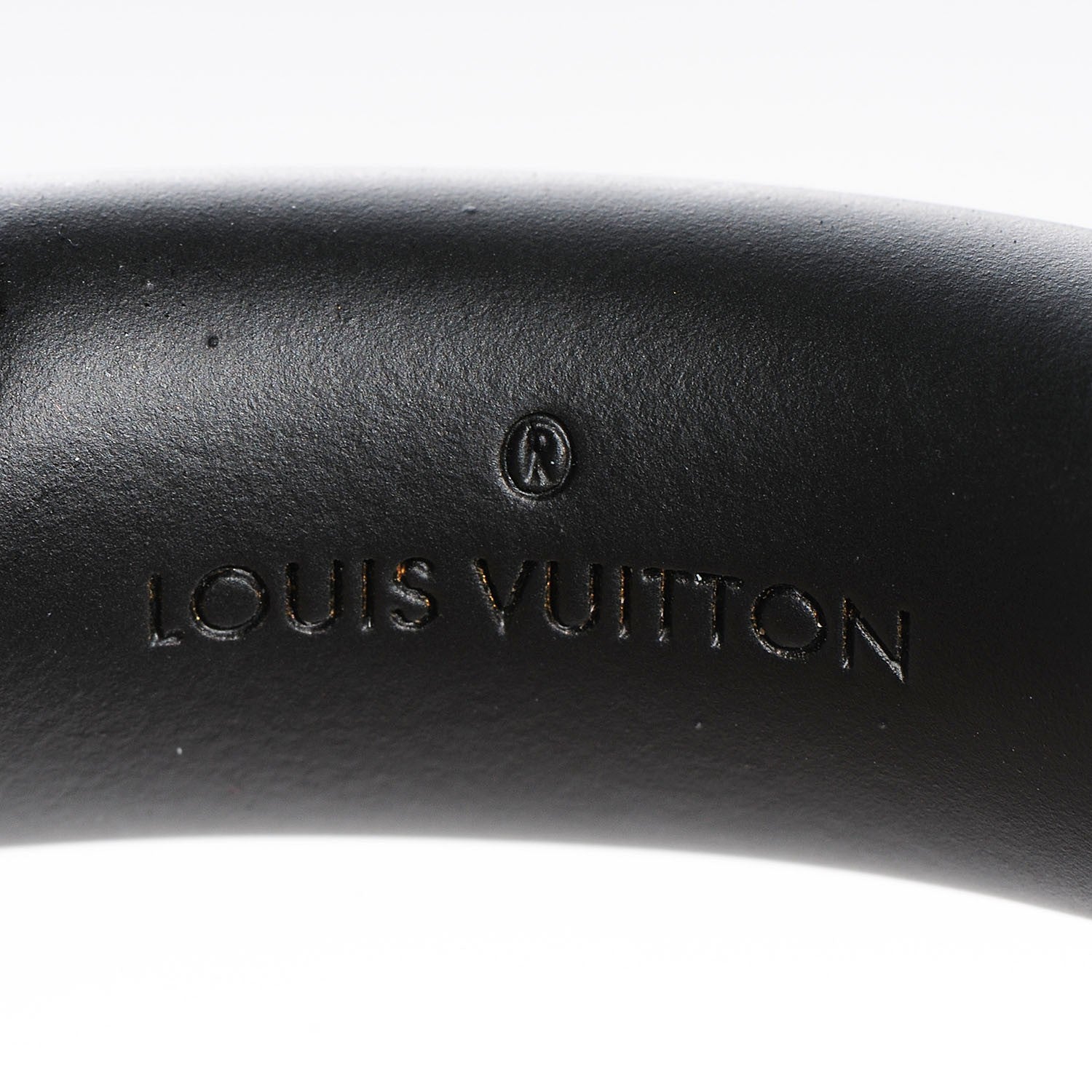 Louis Vuitton Rubber Twist Cuff Black 5 of 7