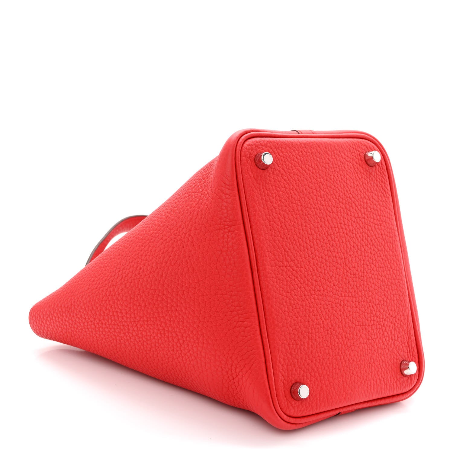 Hermes Taurillon Clemence Picotin Lock 18 PM Rouge De Coeur 4 of 11