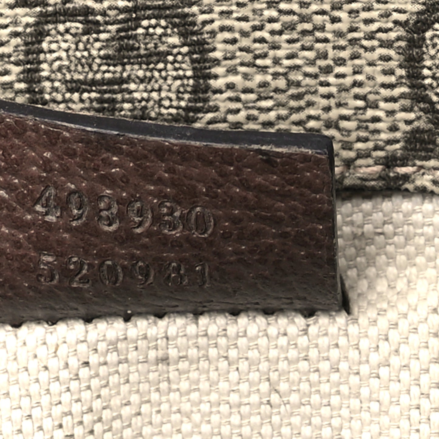 GG Supreme Monogram Neo Vintage Web Belt Bag Brown