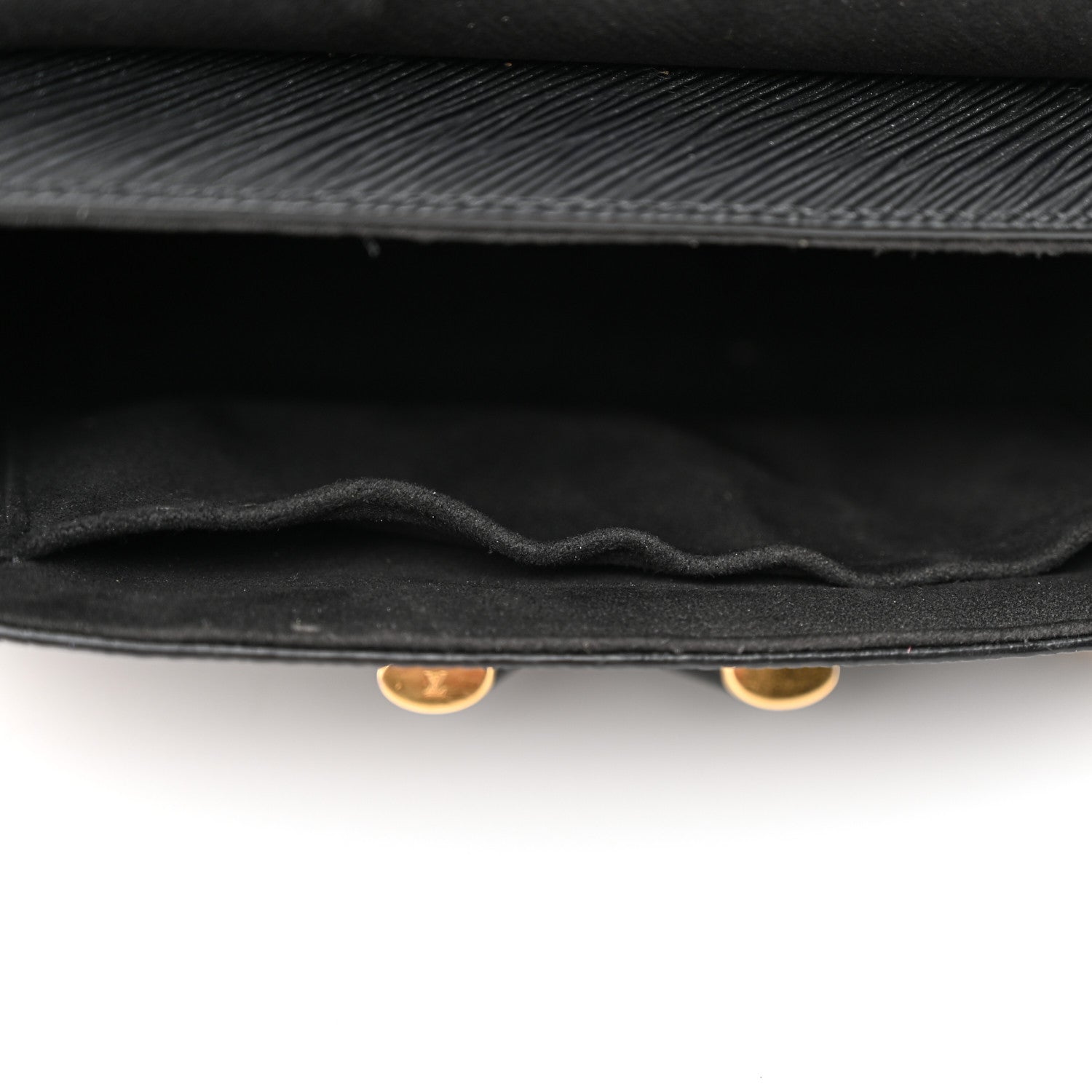 Louis Vuitton Epi Twist Shoulder Bag MM Matte Black Gold 12 of 19