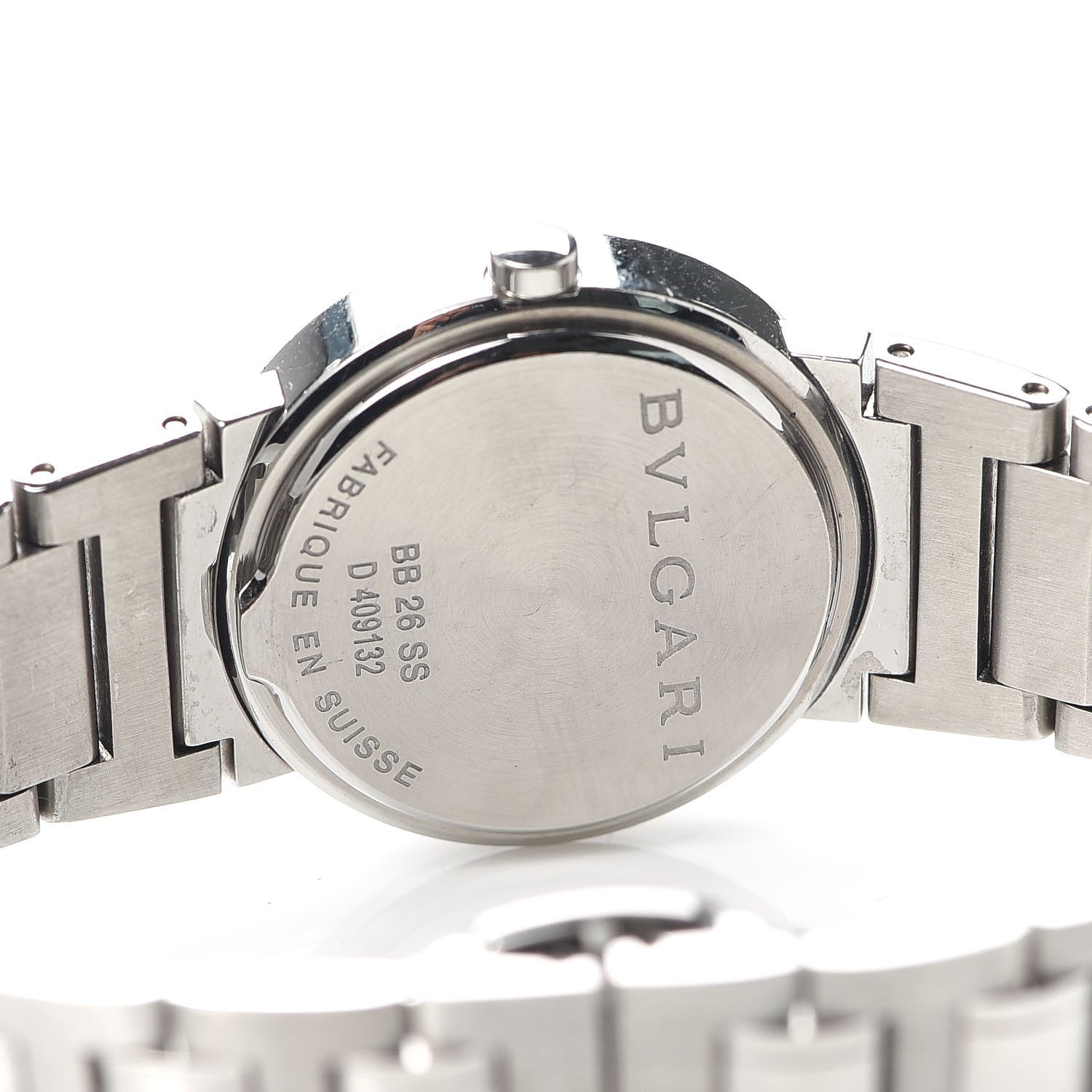 Bulgari Stainless Steel 26mm Quartz Watch Black 4 of 5
