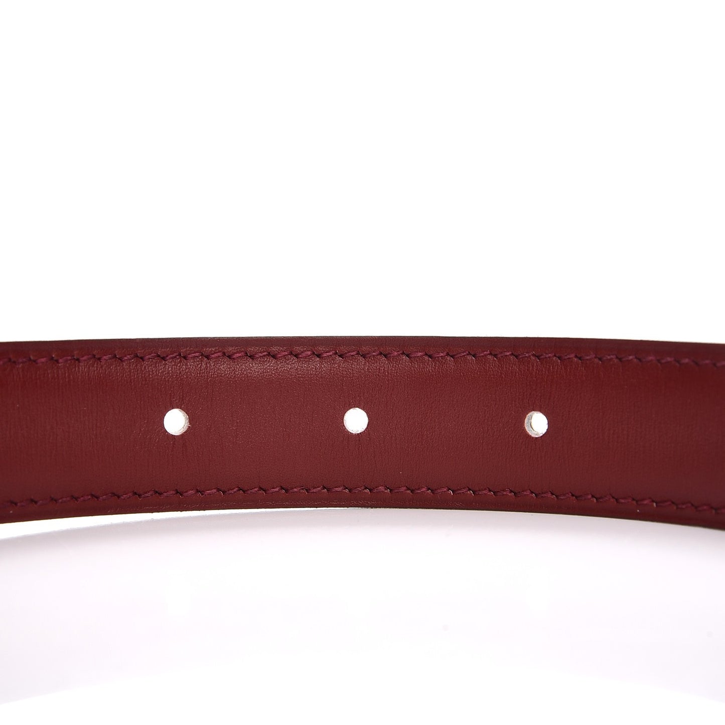 Box Chamonix 24mm Belt Strap 75 Chocolate Rouge H