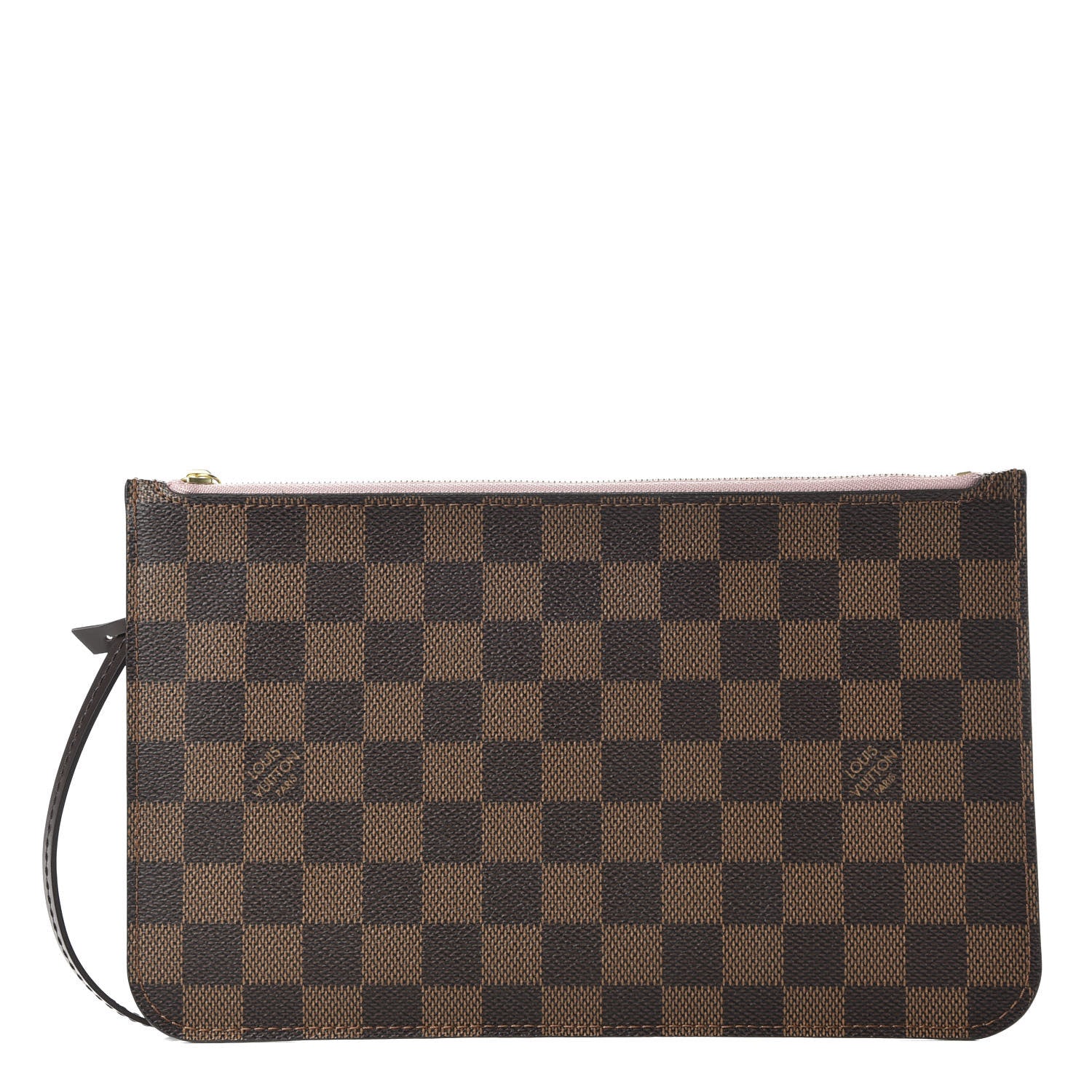 Louis Vuitton Damier Ebene Neverfull MM GM Pochette Rose Ballerine 1 of 9