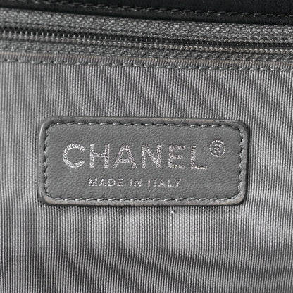 Chanel Vinyl CC Lipstick Accordion Flap Black 5 of 10