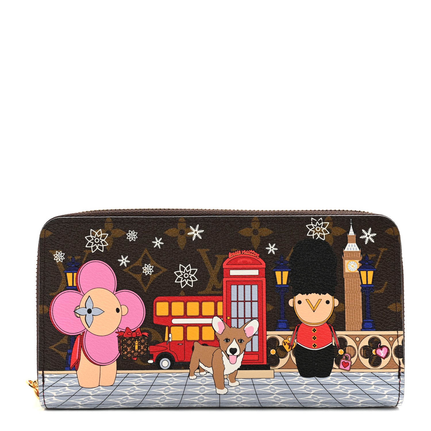 Louis Vuitton Monogram 2021 Christmas Animation London Zippy Wallet 1 of 7