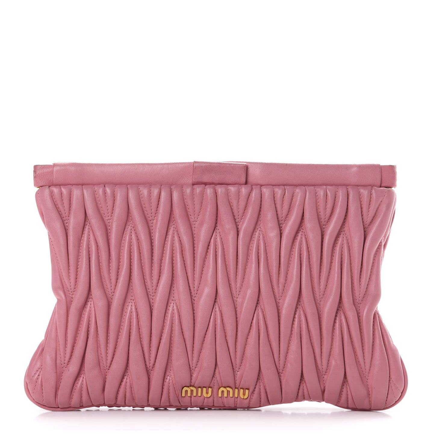 Nappa Matelasse Clutch
