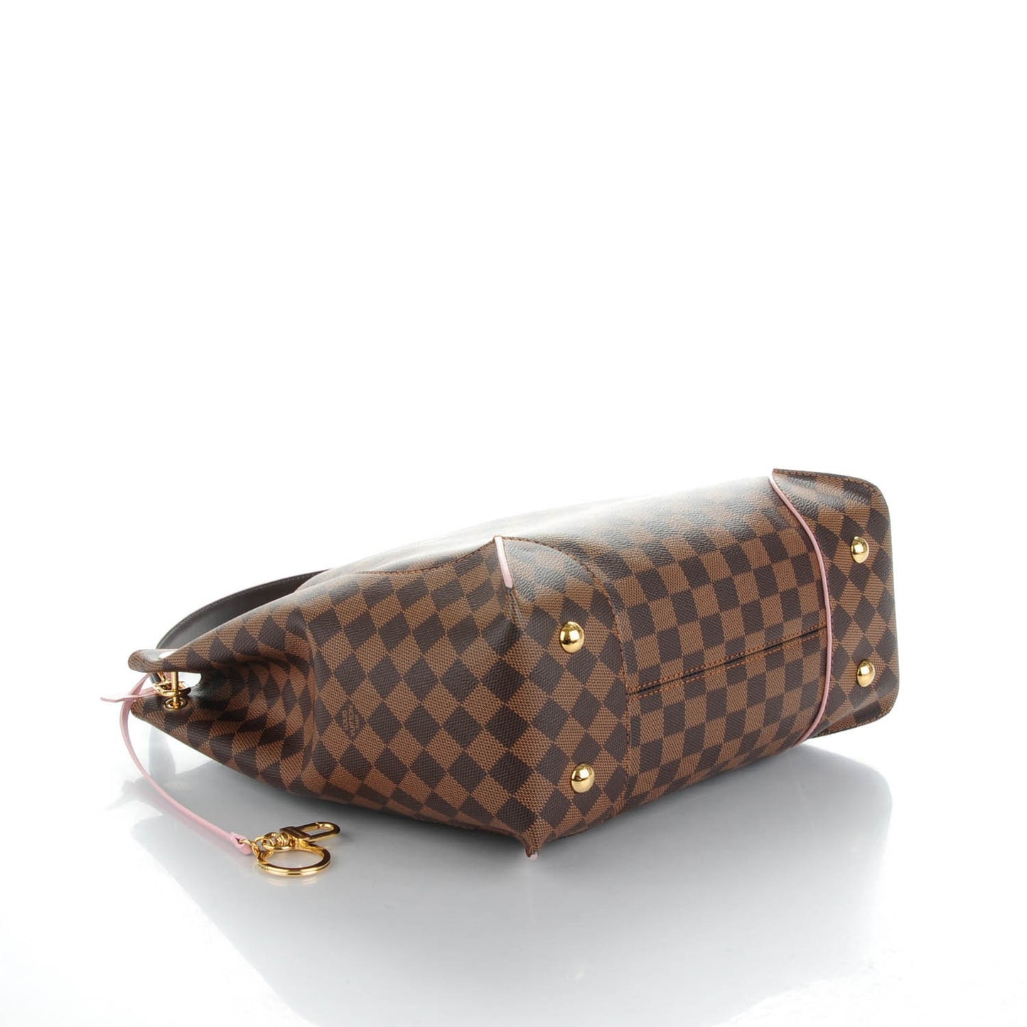 Damier Ebene Caissa Hobo Rose Ballerine