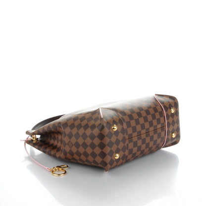 Louis Vuitton Damier Ebene Caissa Hobo Rose Ballerine 4 of 7