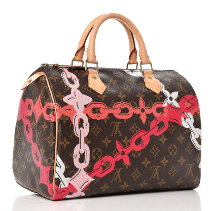 Louis Vuitton Monogram Bay Speedy 30 Rose Ballerine Poppy 3 of 9