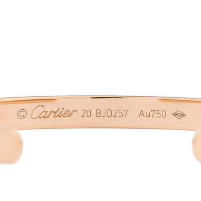 Cartier 18K Pink Gold LOVE Cuff Bracelet 20 3 of 4