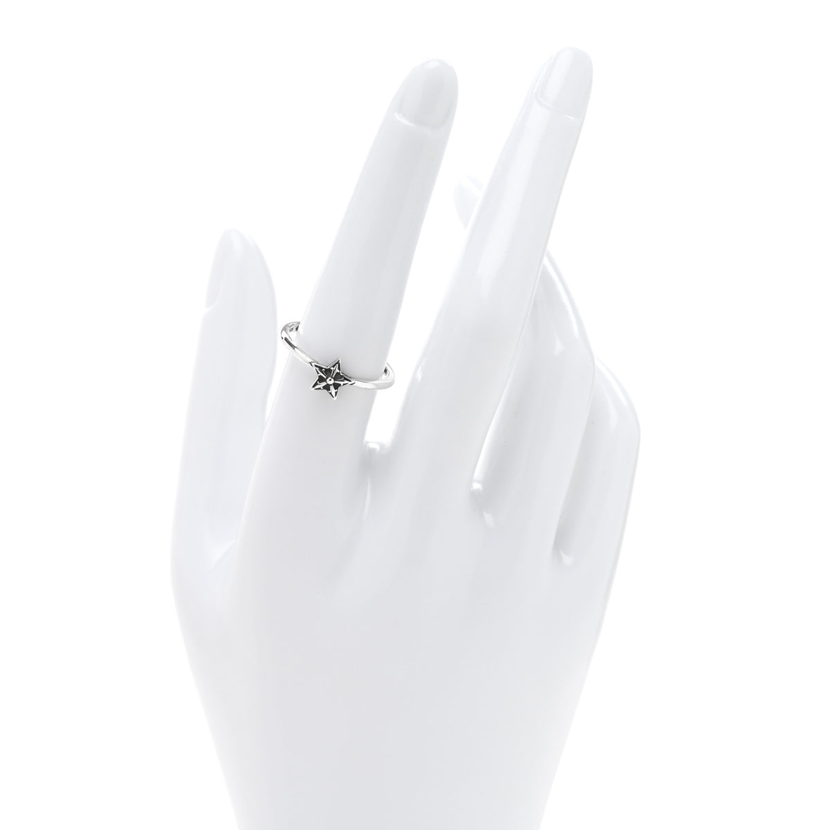 Sterling Silver Star Bubblegum Ring  54 7