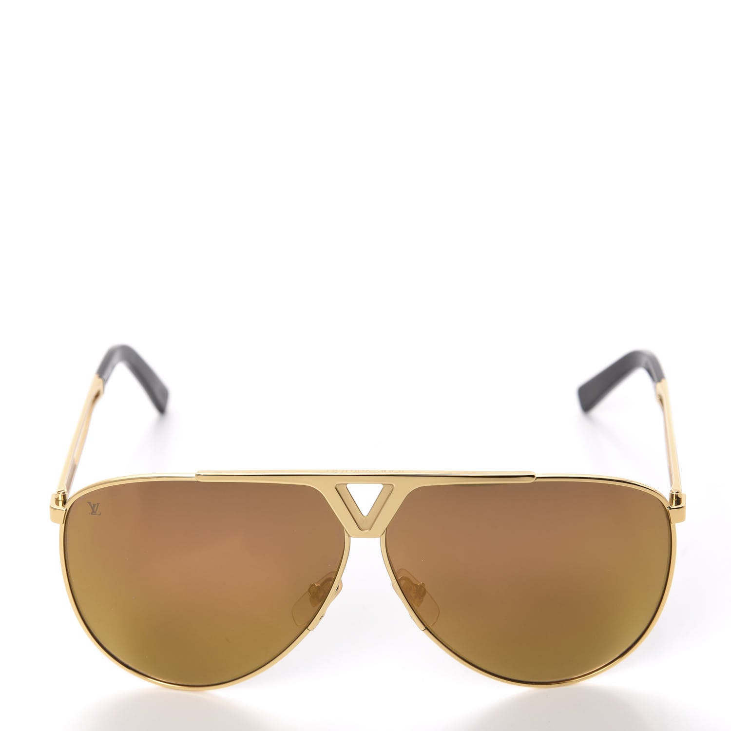 Louis Vuitton Tonca Sunglasses Z2314U Gold 2 of 10