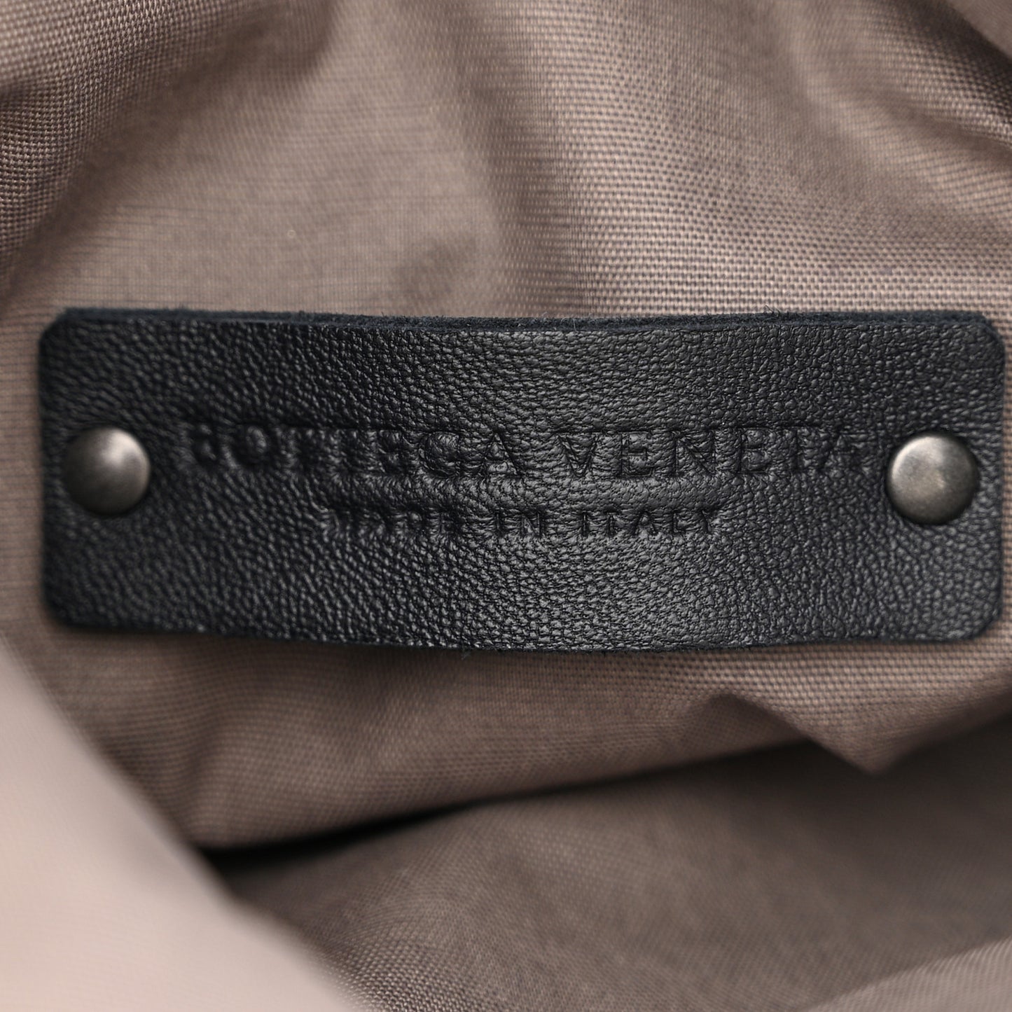 Nappa Intrecciato Crossbody Pouch Navy Black