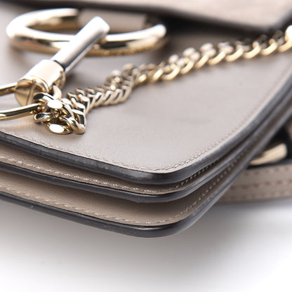 Chloe Suede Calfskin Mini Faye Bracelet Bag Motty Grey 10 of 13