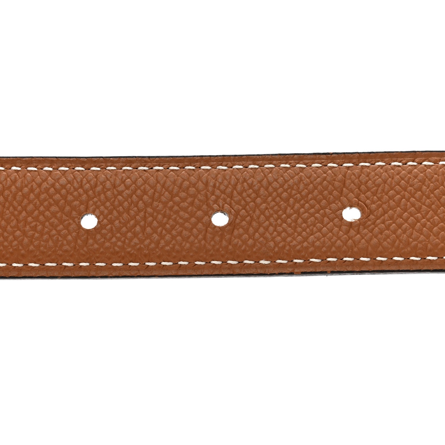 Hermes Swift Epsom 24mm H Torsade Belt 95 Black Gold 3 of 7
