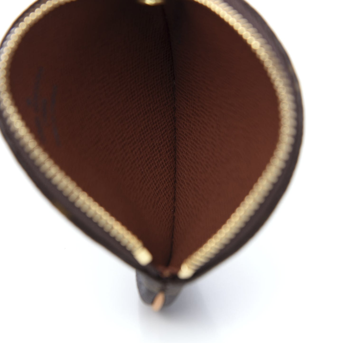 Monogram Round Coin Purse