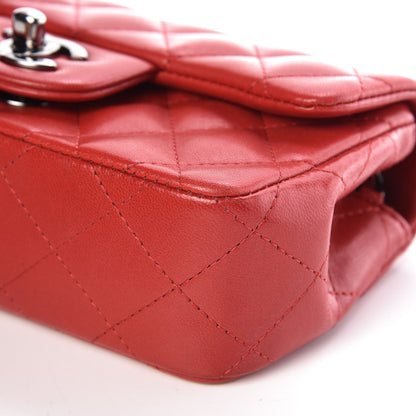 Chanel Lambskin Quilted Extra Mini Flap Red 9 of 9