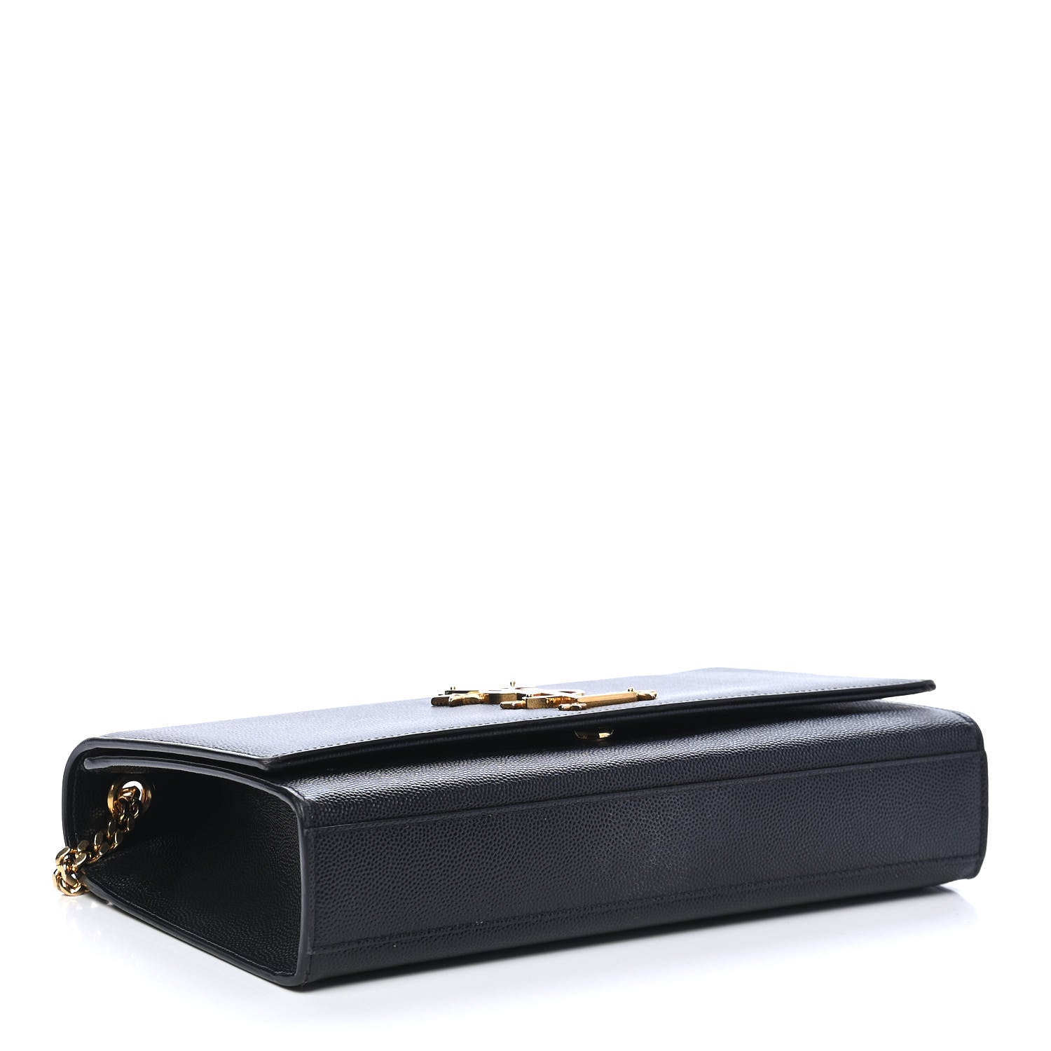 Saint Laurent Grain De Poudre Star Monogram Kate Satchel Black 4 of 11