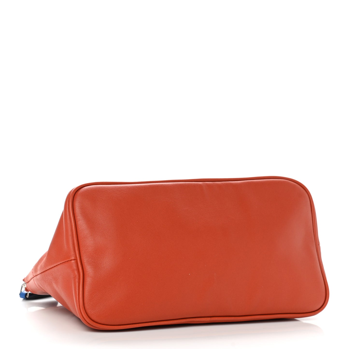 Lambskin Swift Tohubohu Pouch MM Cornaline Bleu Zellige