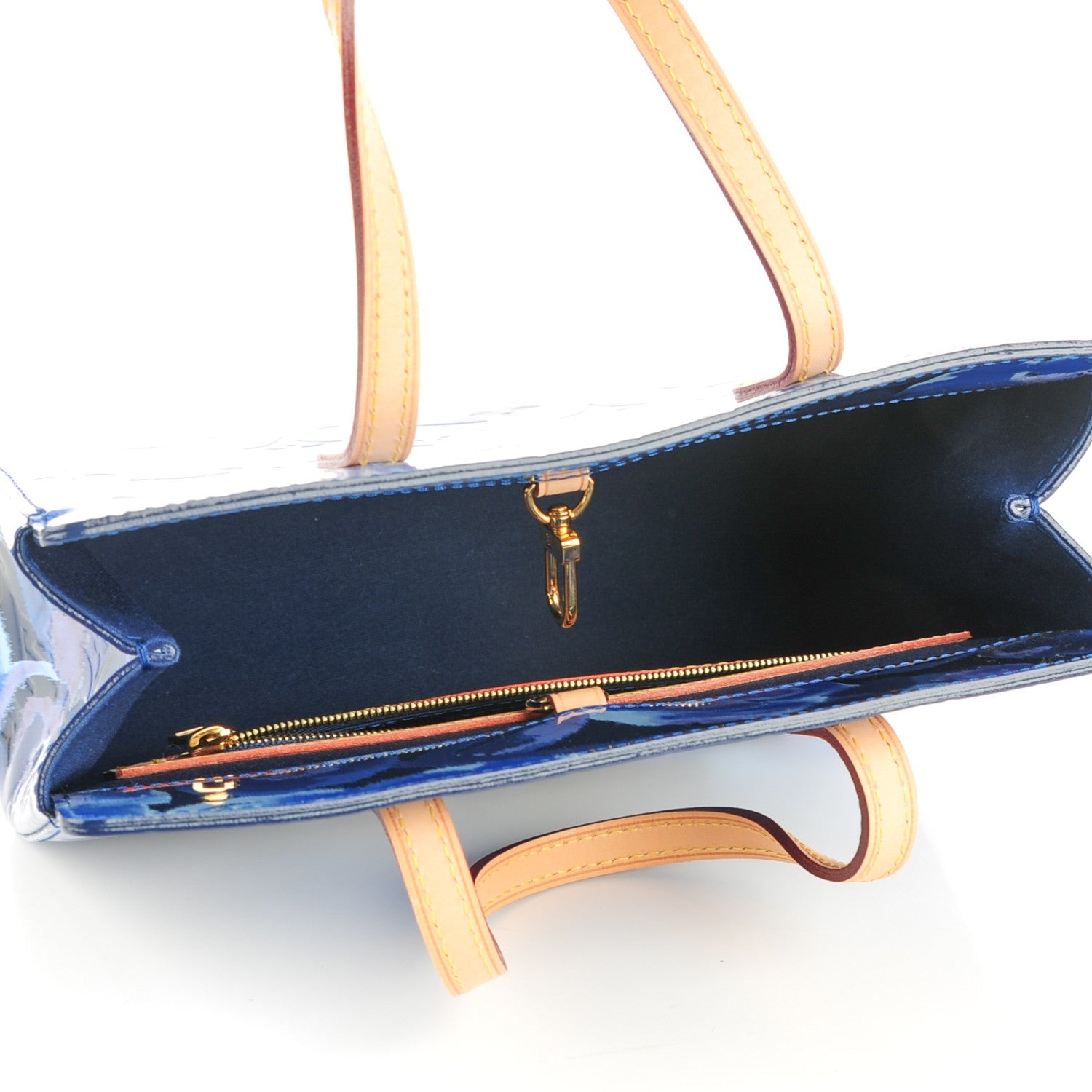 Louis Vuitton Vernis Ikat Catalina BB Grand Blue 5 of 7
