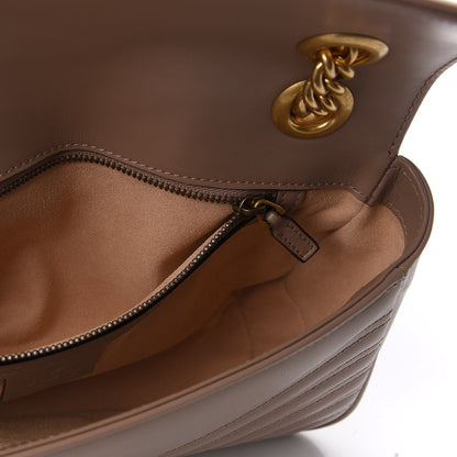 Gucci Calfskin Matelasse Small GG Marmont Shoulder Bag Porcelain Rose 5 of 12
